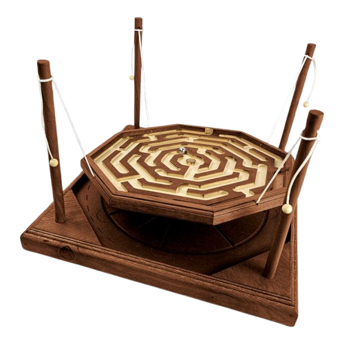 Location labyrinthe coopératif 3 en 1, jeu en bois, en Sarthe