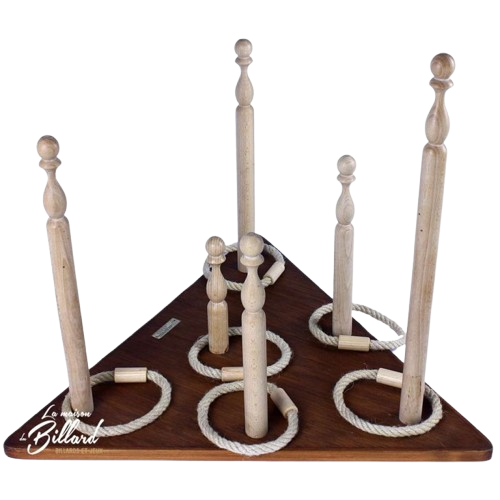 Location triangle anneaux quilles, jeu en bois, en Sarthe