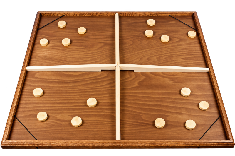 Location planche à rebond 4 joueurs géant, jeu en bois, en Sarthe