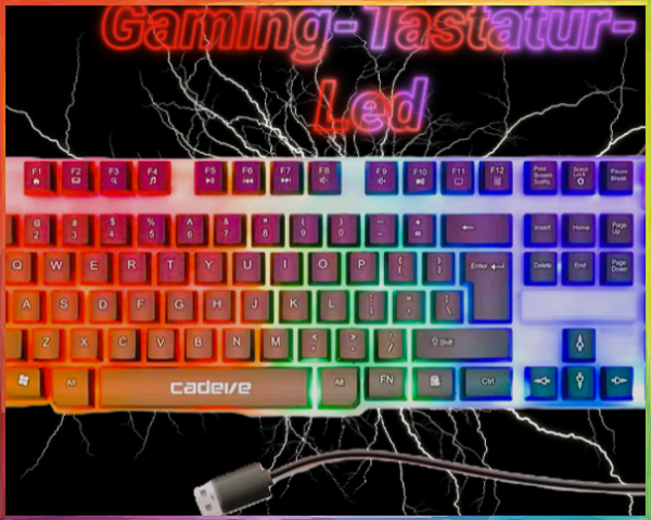 Gaming-Tastatur RETOO Connect, LED