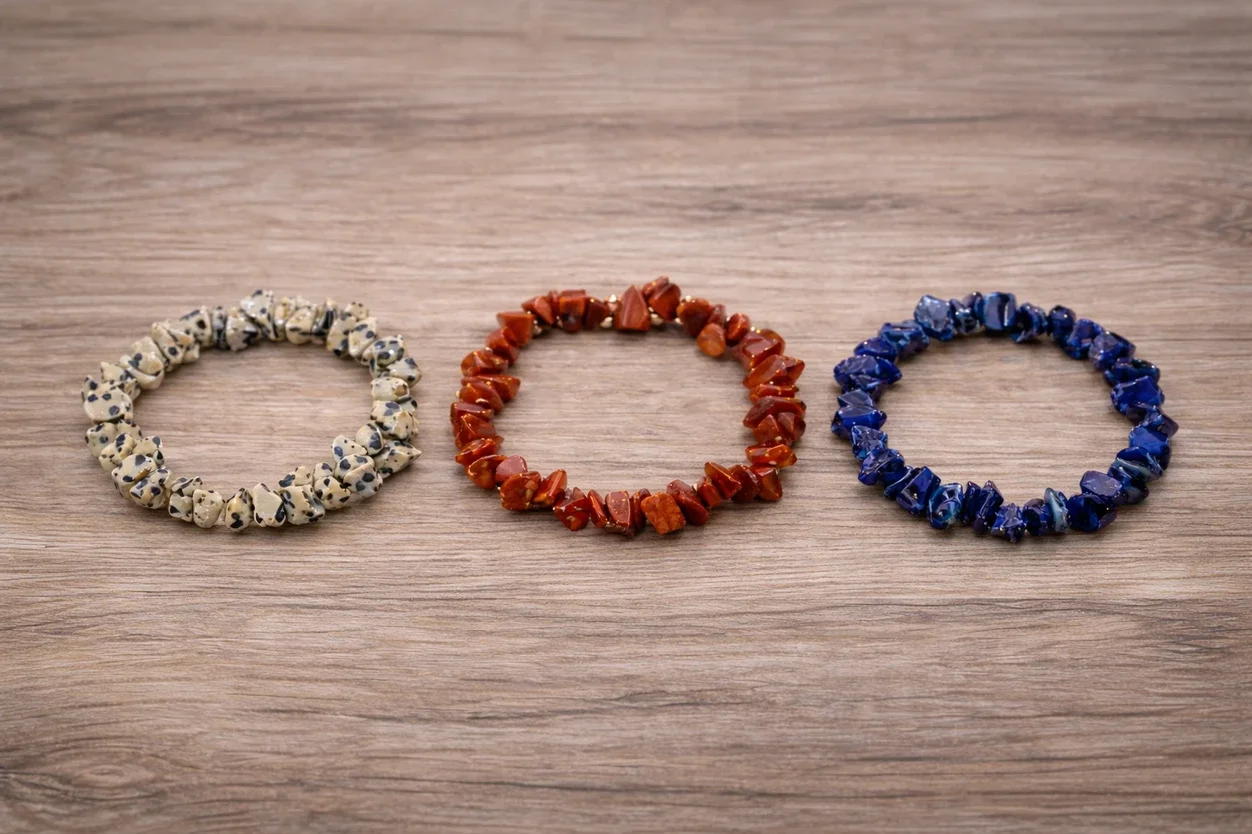 Bracelets baroques en pierres naturelles
