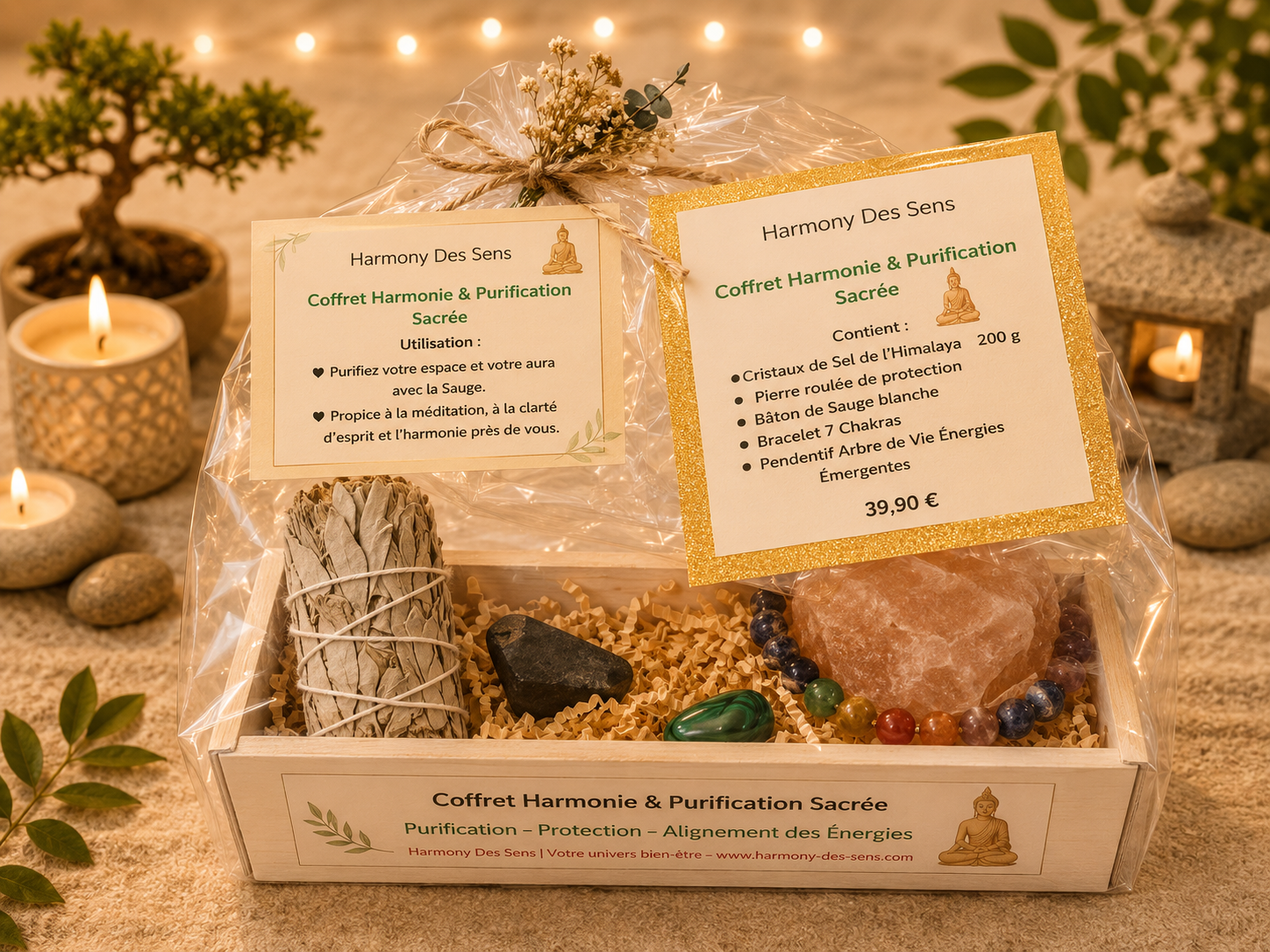 Coffret Harmonie et Purification Sacrée Harmony des Sens