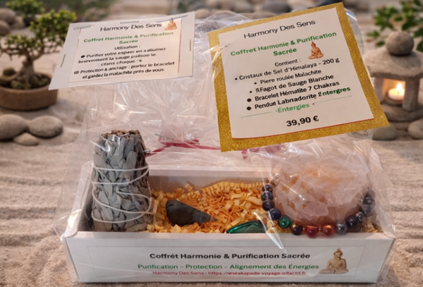 Coffret Harmonie & Purification Sacrée – Harmony Des Sens