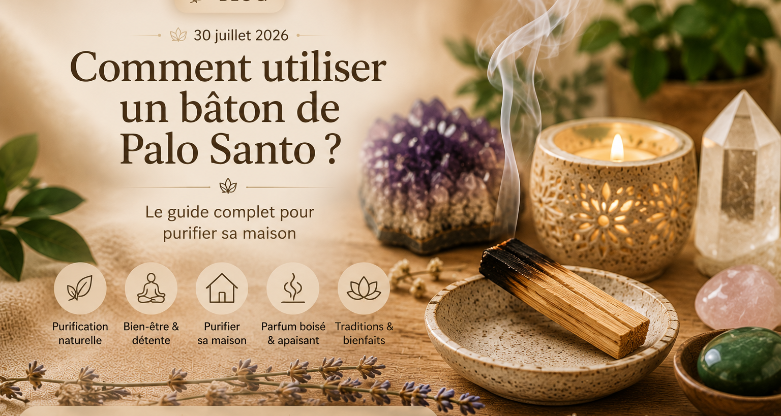 Comment utiliser un bâton de Palo Santo