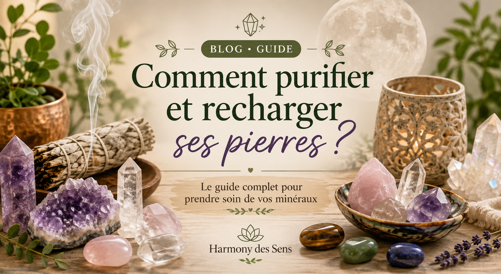 Comment purifier et recharger ses pierres
