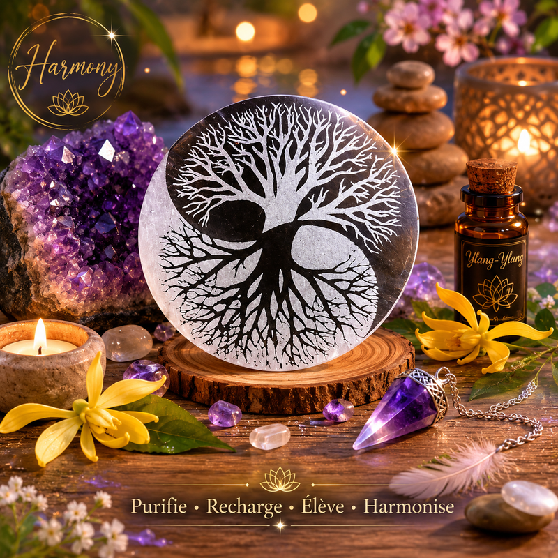 Selenite charging plate from Harmony des Sens.