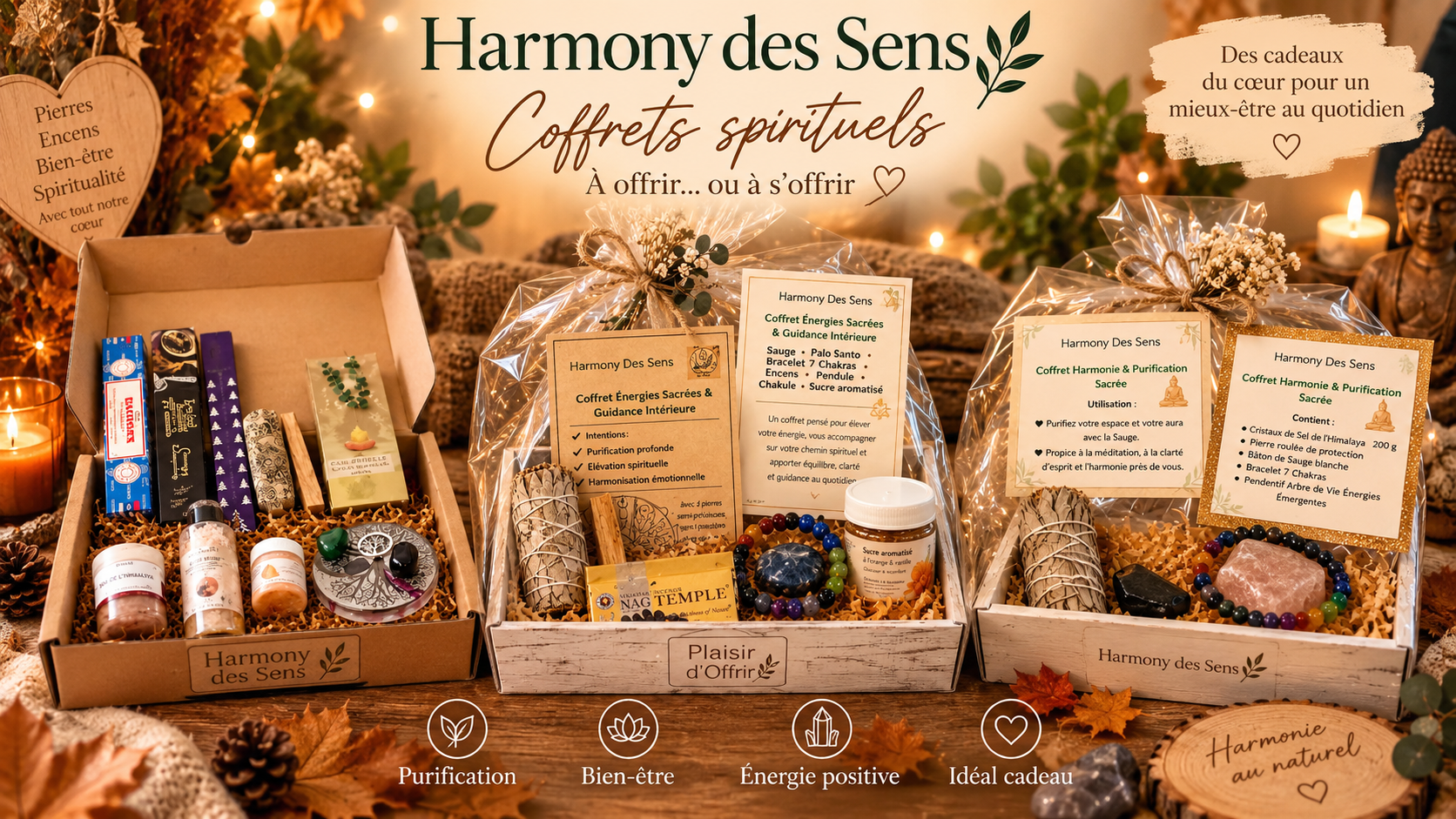 Coffrets spirituels Harmony des Sens