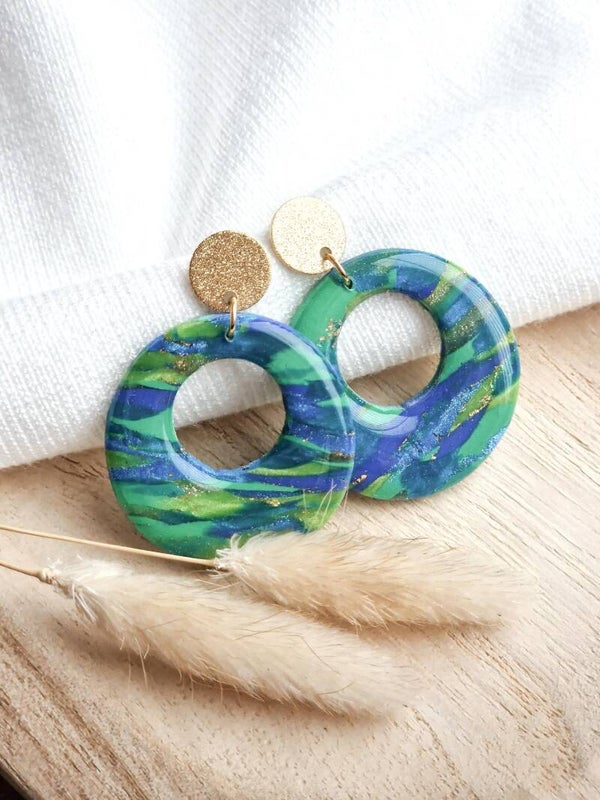 Jo Blue & Green Gold