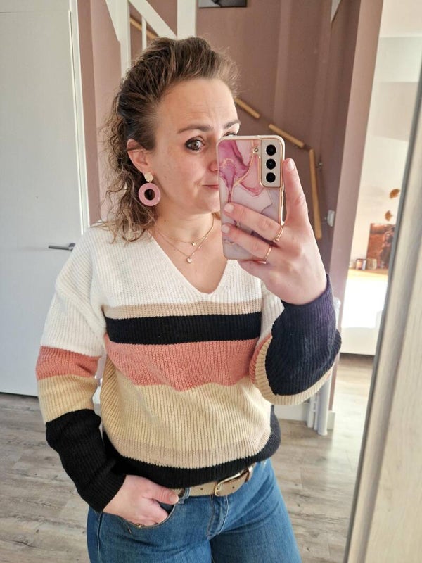 Trui Ivy Colourblock Maat M