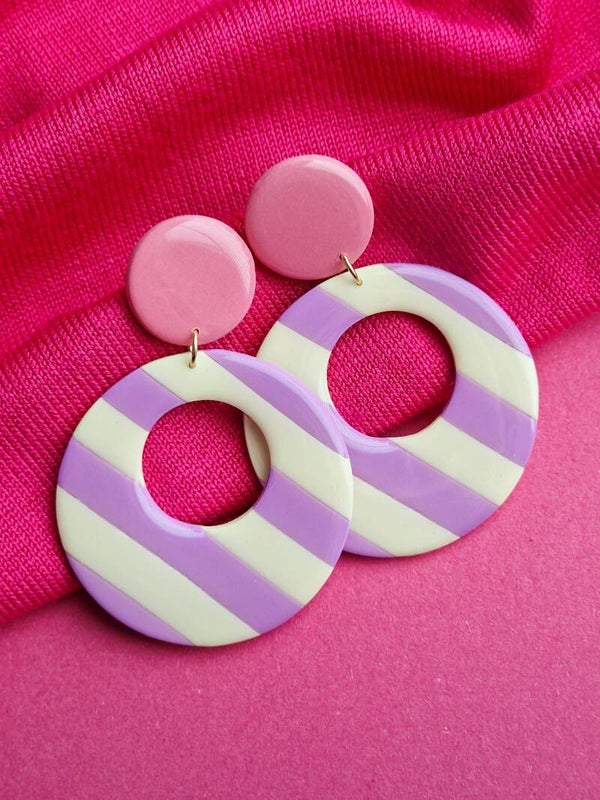 Jo Pastel Geel & Lavendel Large