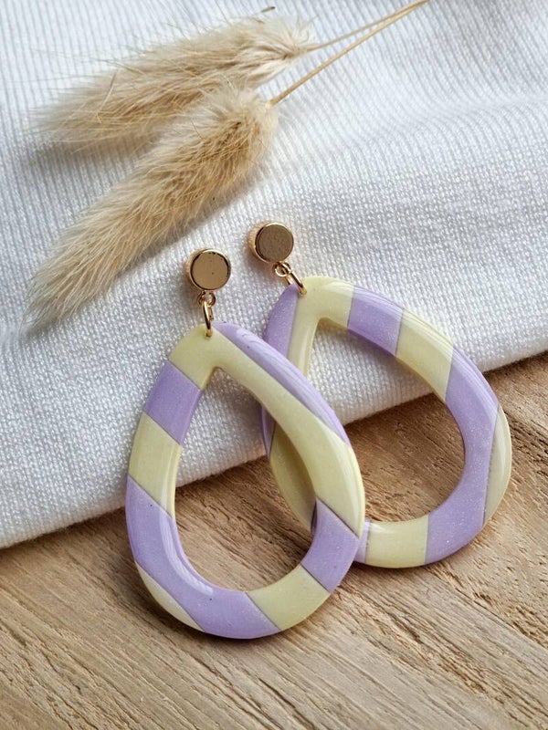 Leila Shimmering Yellow & Lila