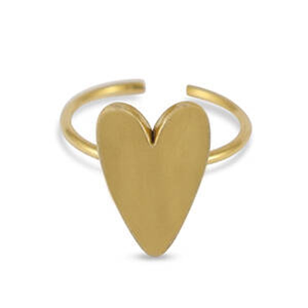 Jolie Ring Heart Gold