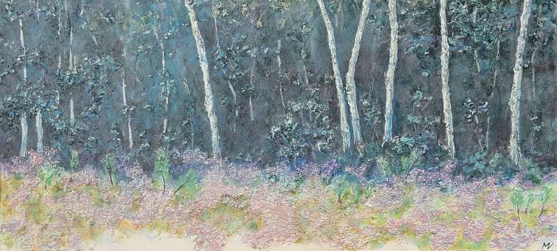 Bloeinde hei 60 x 30 cm