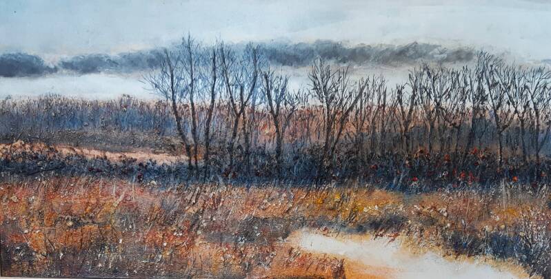 Herfst in de Ooij 60x30cm