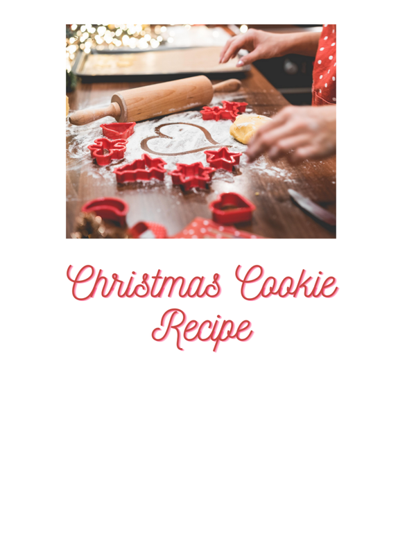 Flying Christmas Cookies- Recipe