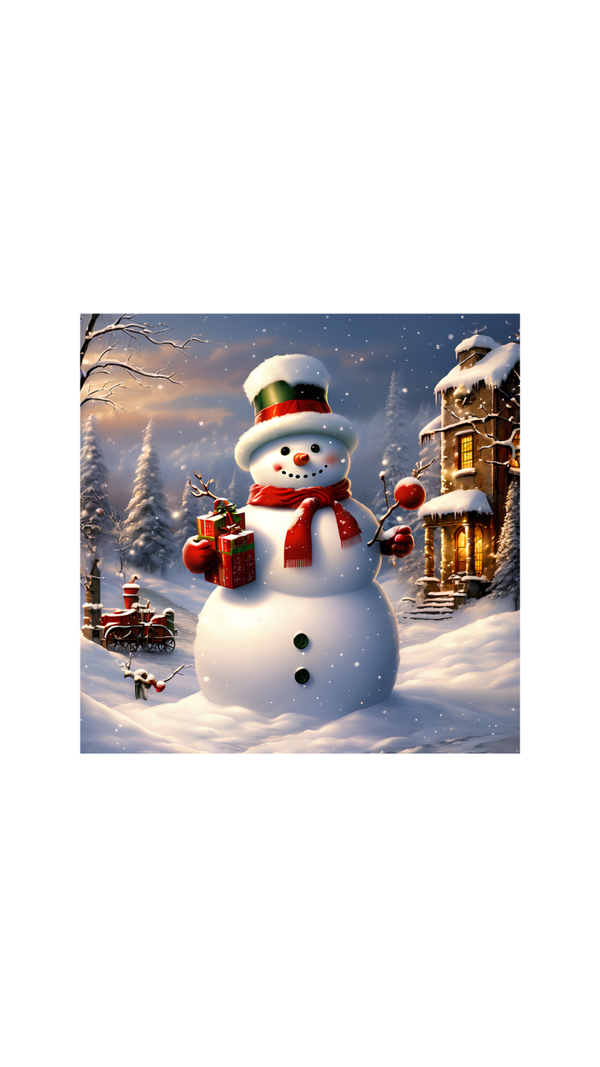 Snowman Phone Decoration