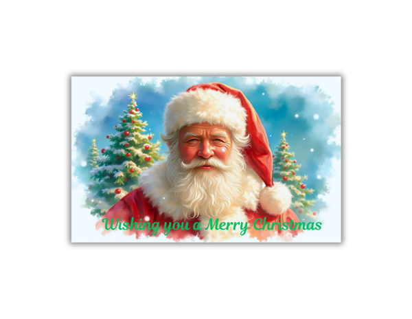 1950s Santa E card