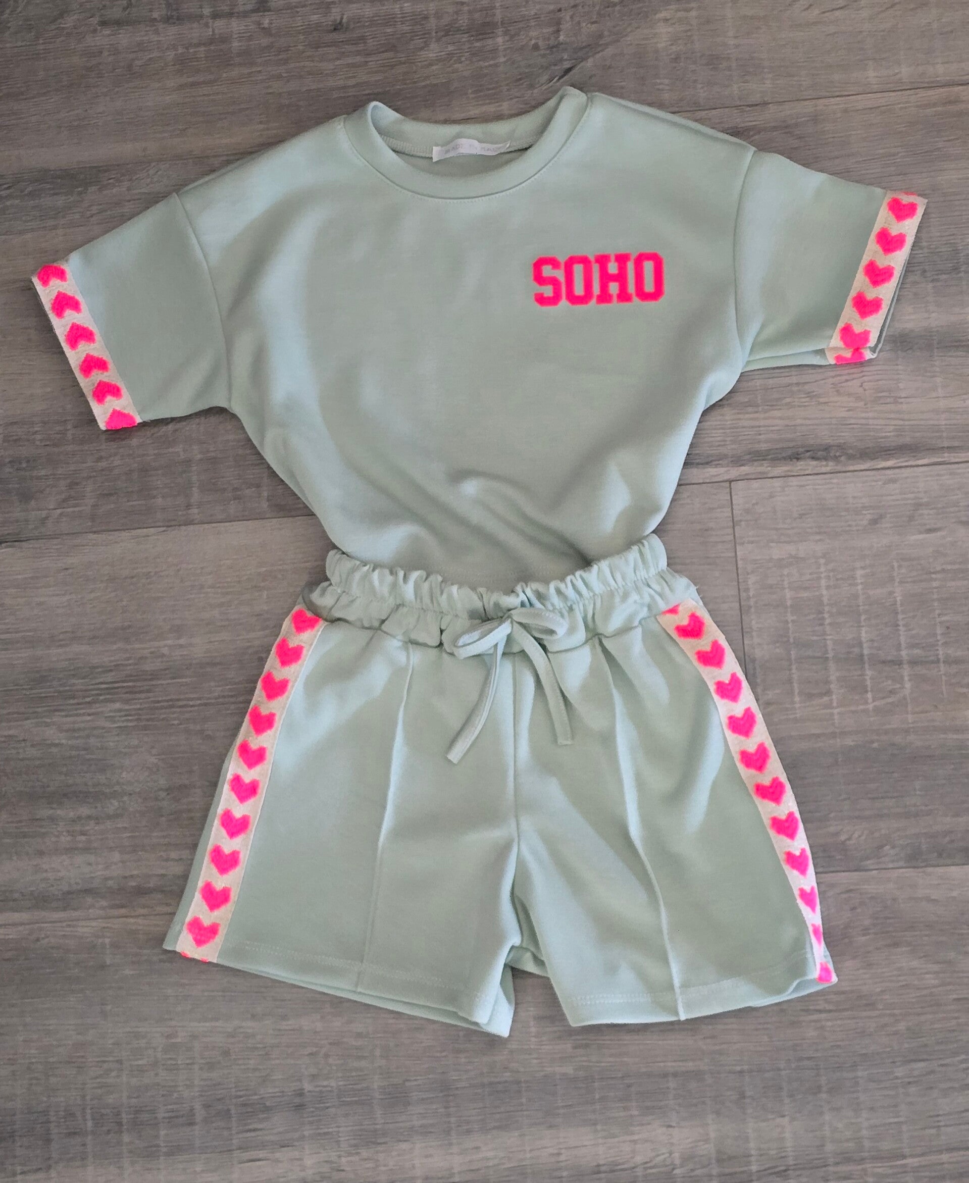 Comfy set 'Noor' - Mint groen
