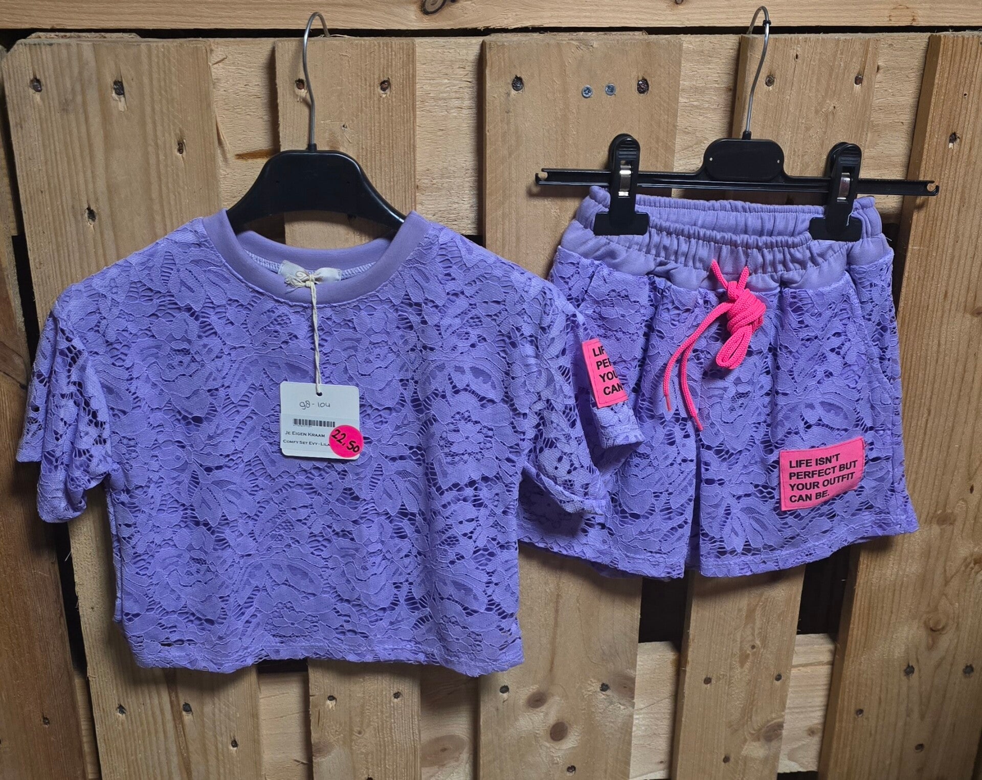 Comfy set Evy ^ paars