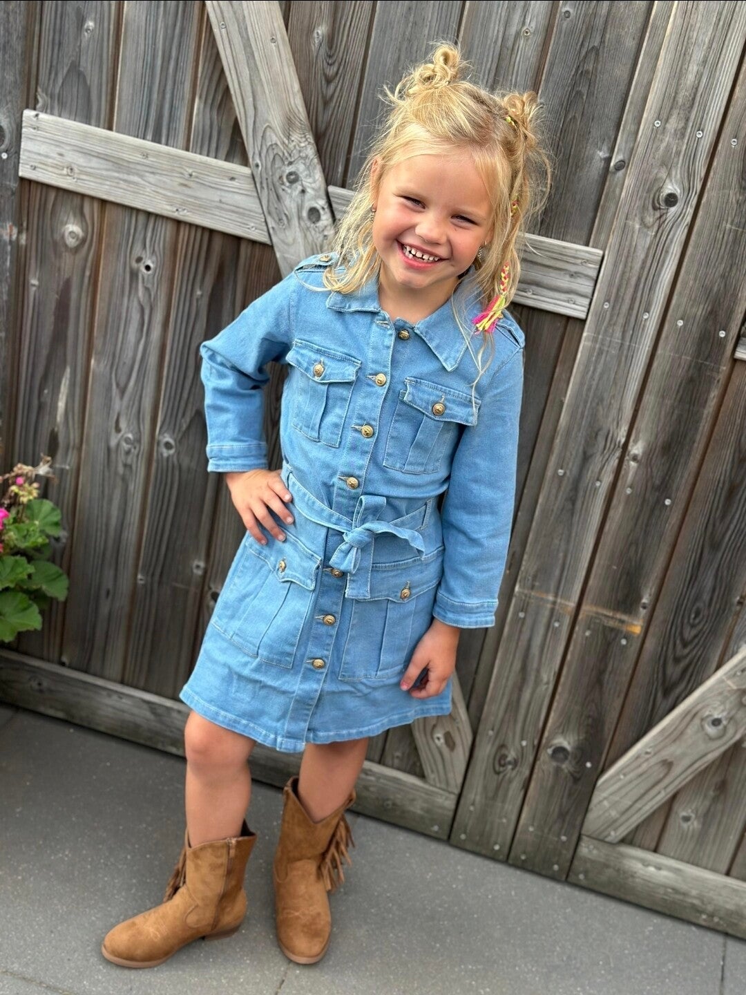 Spijkerjurkje 'Rhodé'