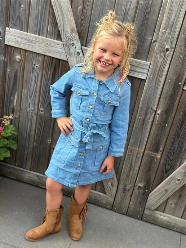 Spijkerjurkje 'Rhodé'