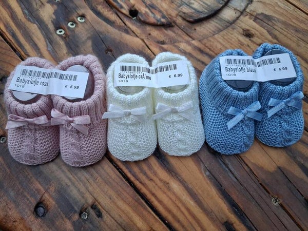 Schattige babyslofjes in verschillende kleurtjes