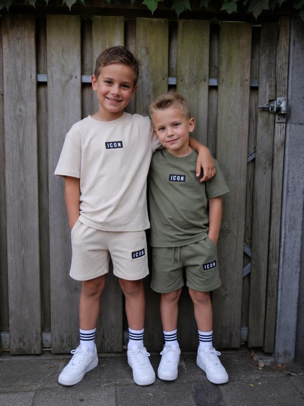 Jongens set legergroen