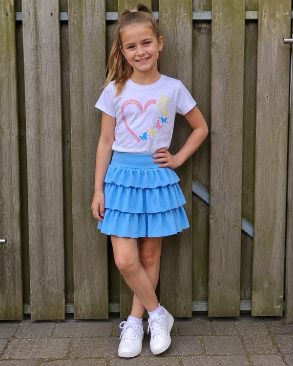 Wit T-shirt met opdruk
