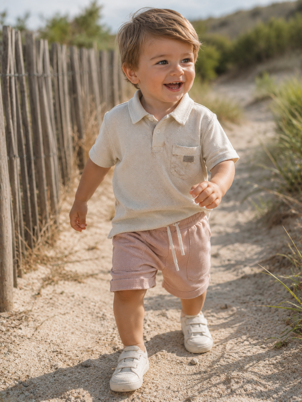 Luchtige zomerset jongen