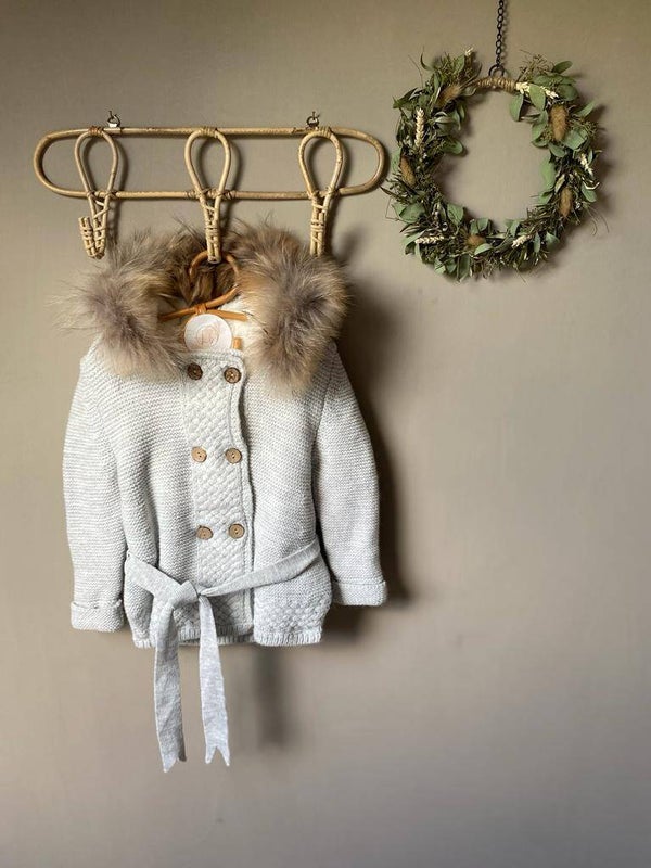 Gebreide jas Seline grey