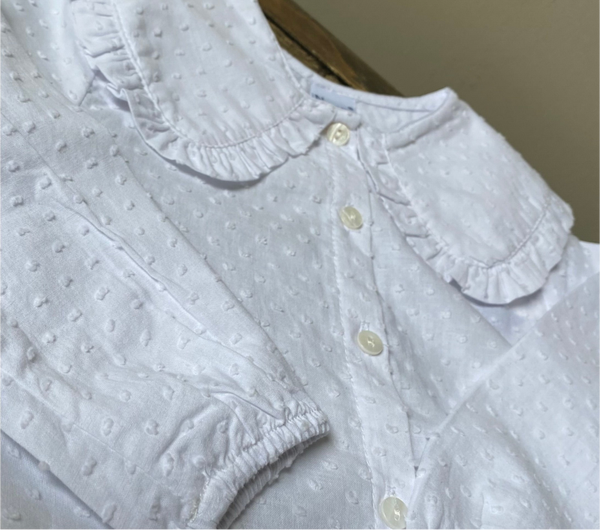 Witte meisjes blouse