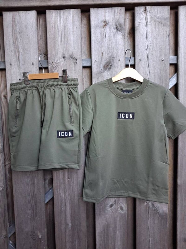 Jongens set legergroen