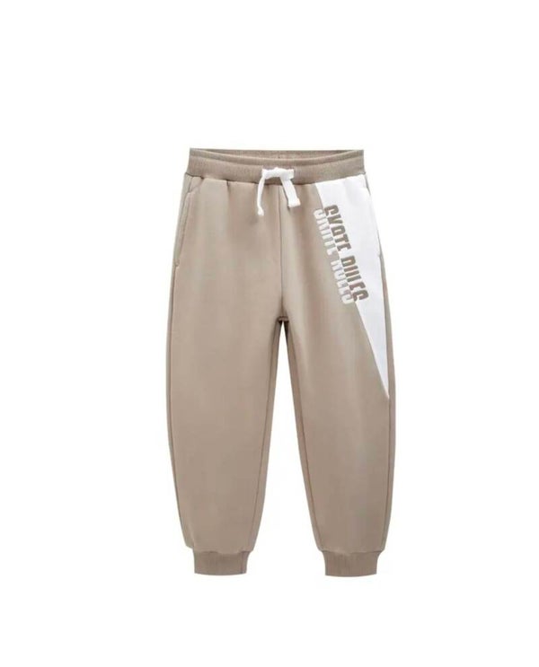 Fleecebroek beige