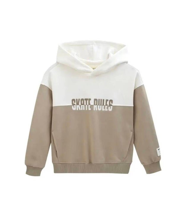 Sweater beige/wit