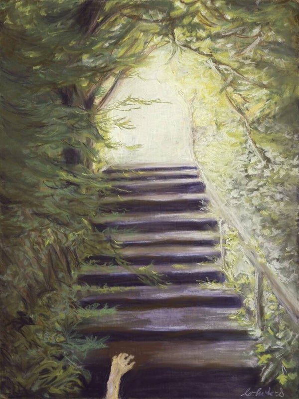 The Climb (Pastel)
