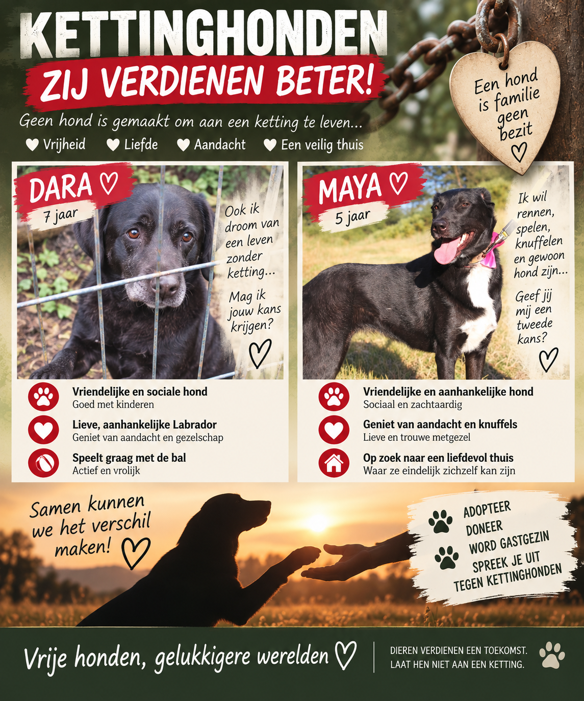 Adopteer een kettinghond