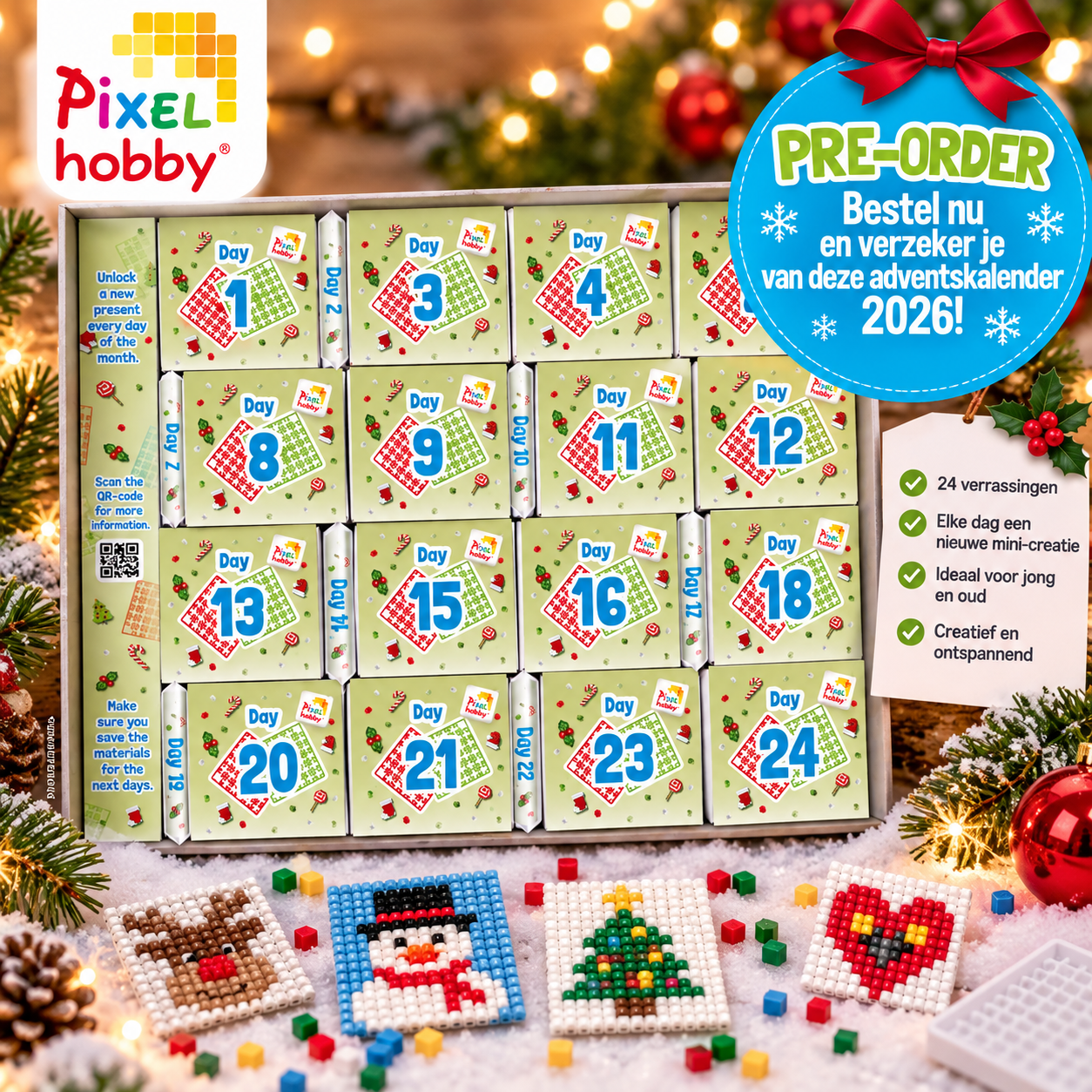 PRE-ORDER – Pixelhobby Adventskalender 2026