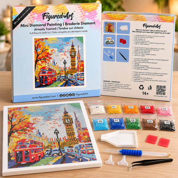 Diamond Painting – Londen in de herfst | Figured’Art