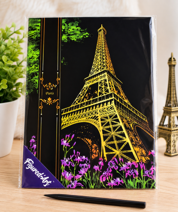 Scratch Painting Parijs – Eiffeltoren
