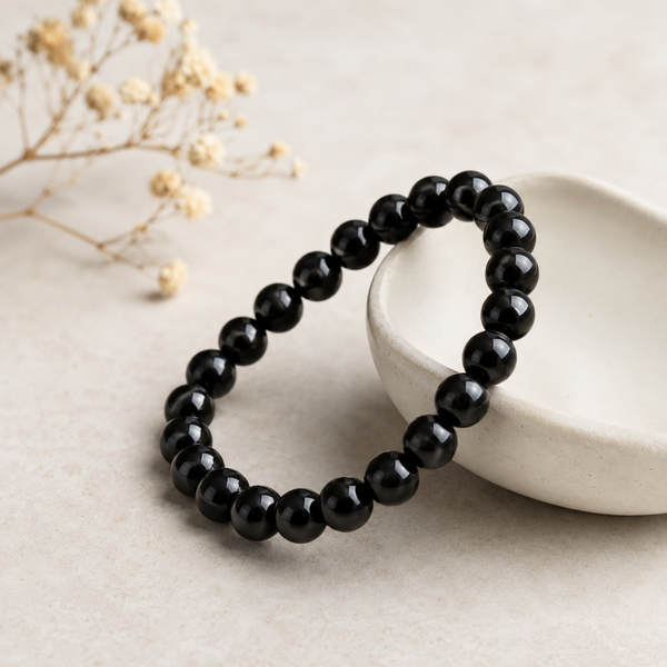 zwart armbandje