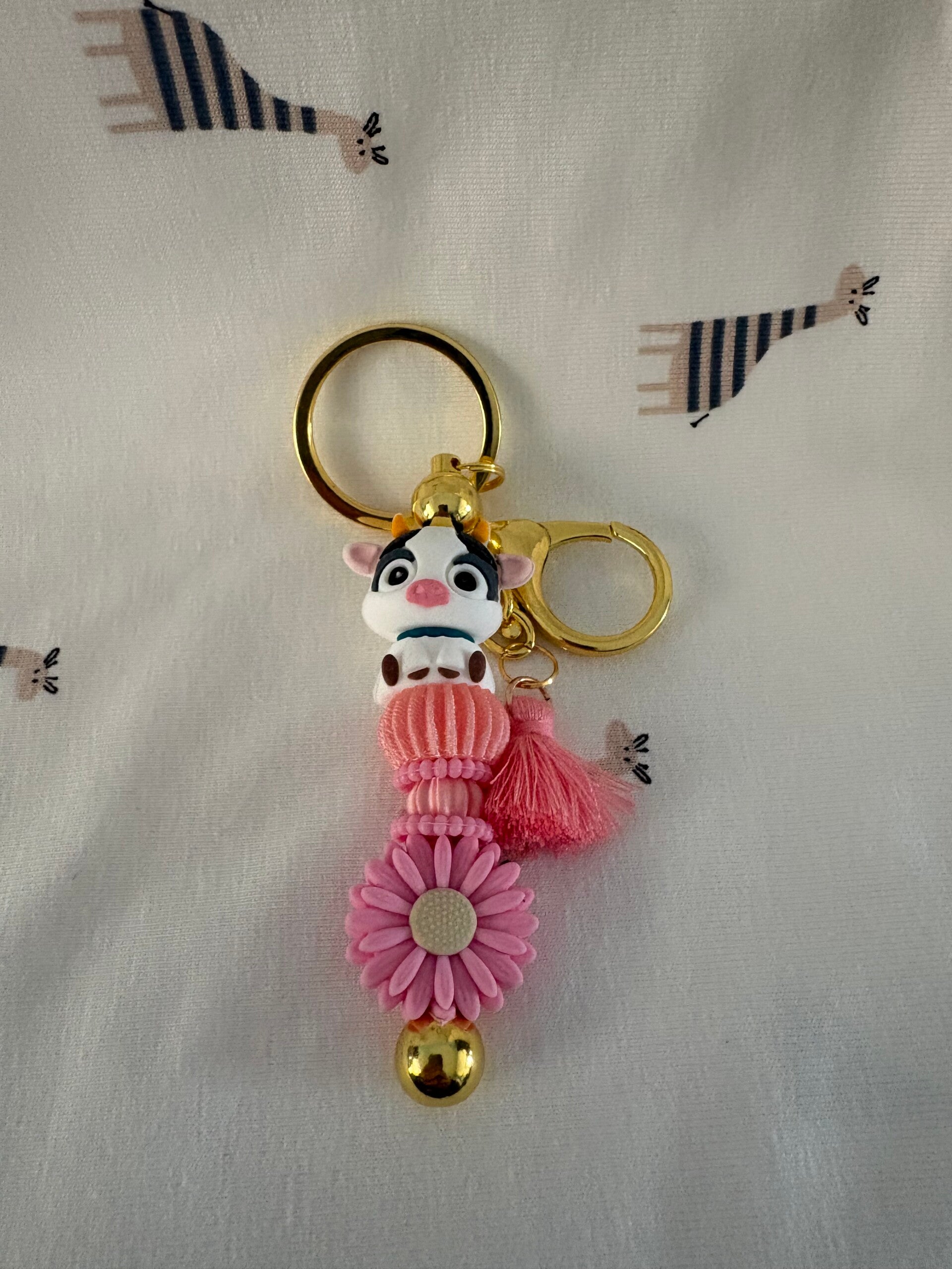 sleutelhanger koe