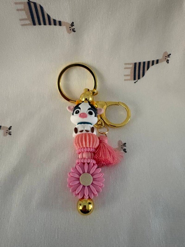 sleutelhanger koe