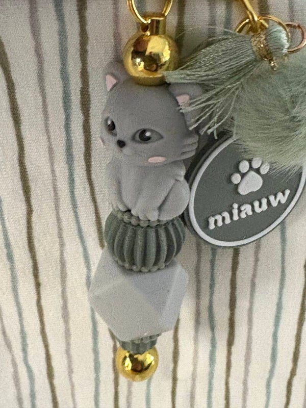 sleutelhanger poes miauw