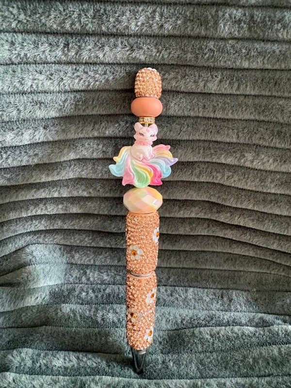 balpen met katje met regenboog