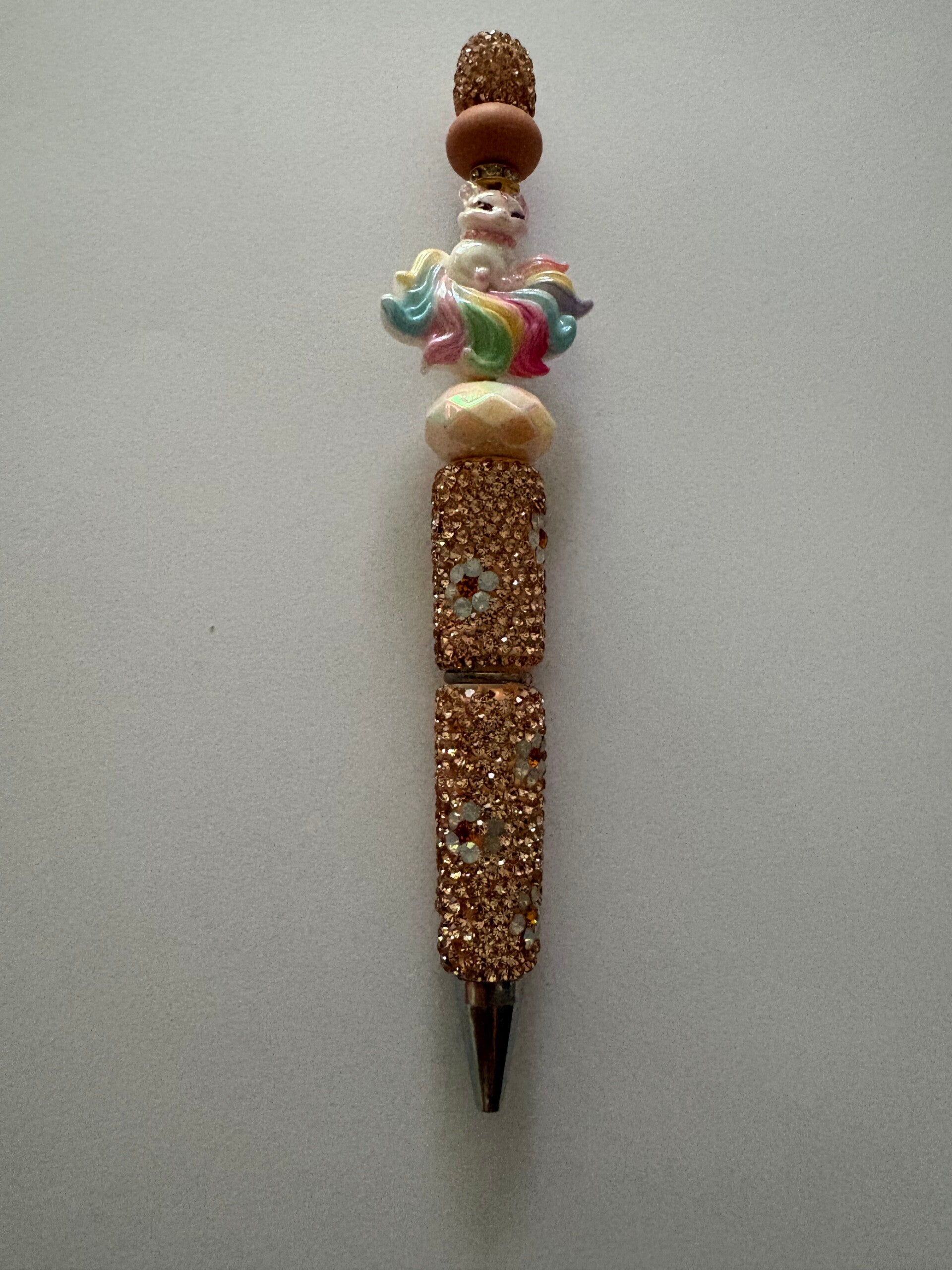 balpen met katje met regenboog