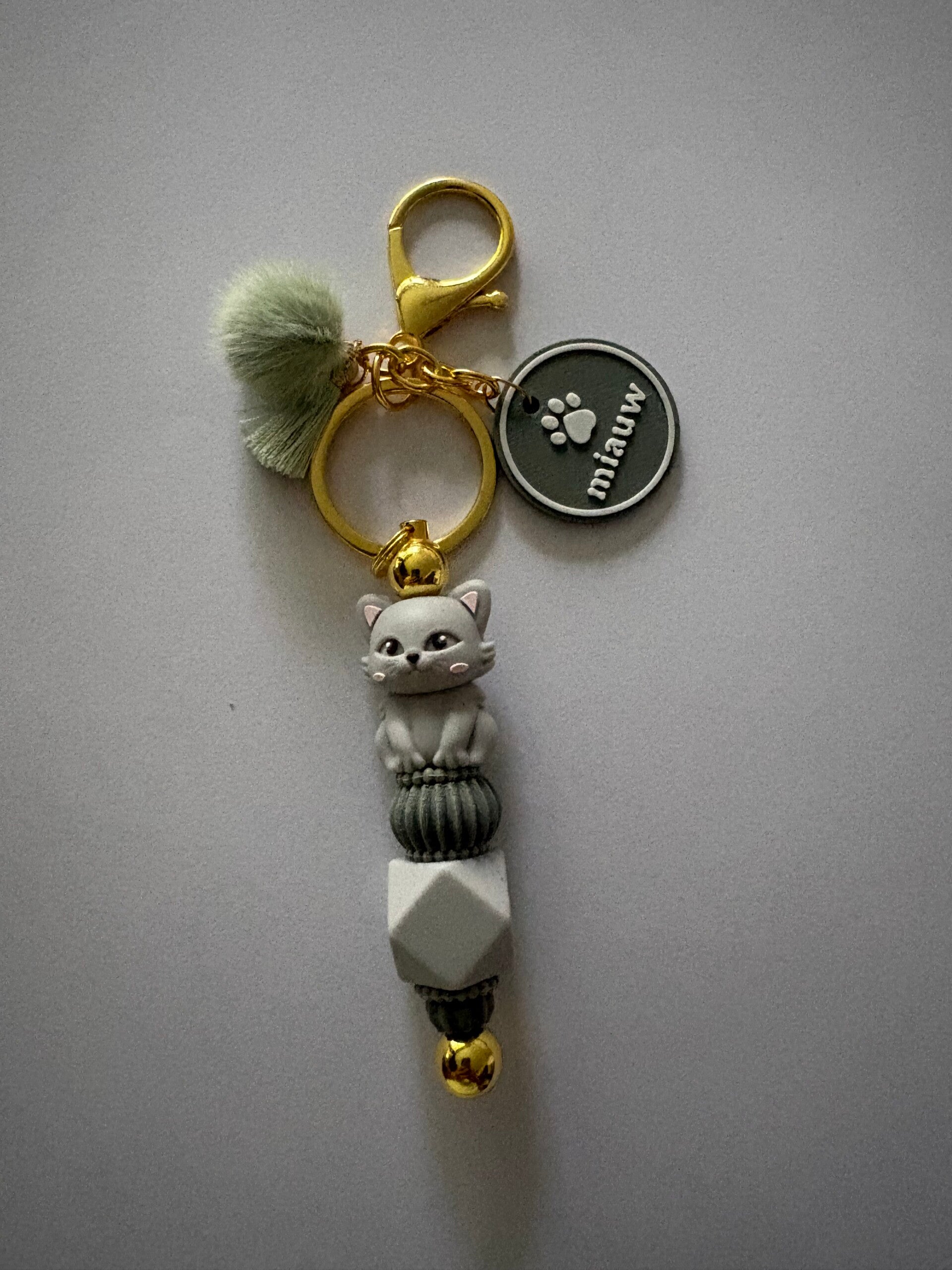 sleutelhanger poes miauw