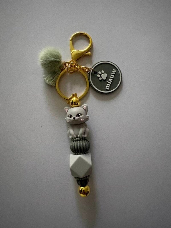 sleutelhanger poes miauw