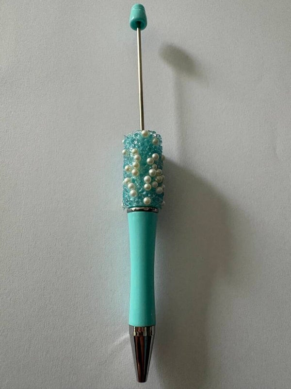 mint rijgbalpen met parels