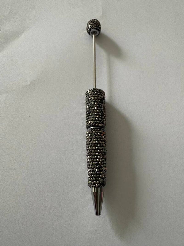 metal zilver zwart rijgbalpen