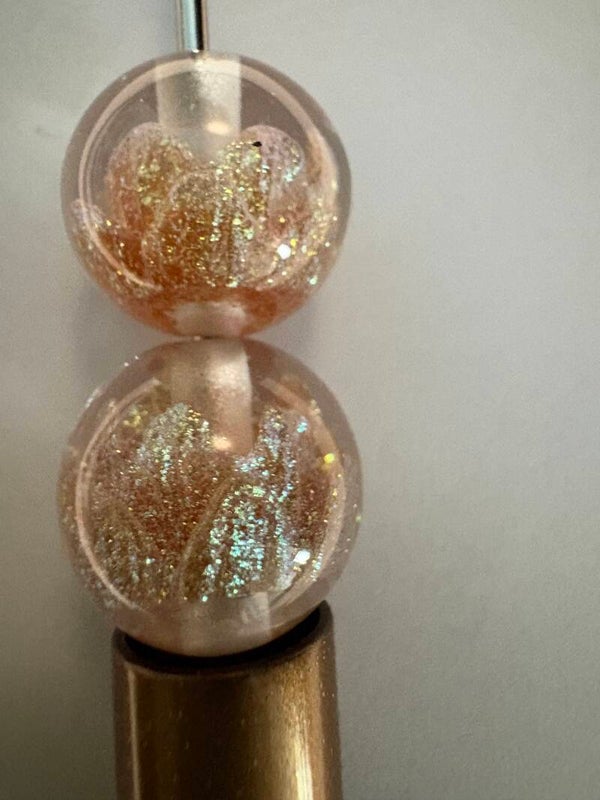 doorzichtige met gouden kroon 16 mm